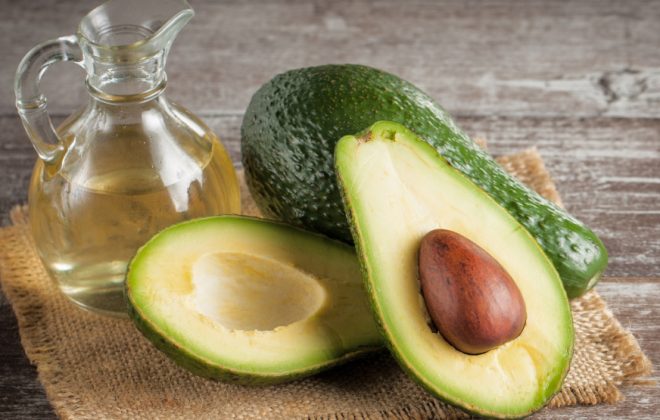 applying avocado oil